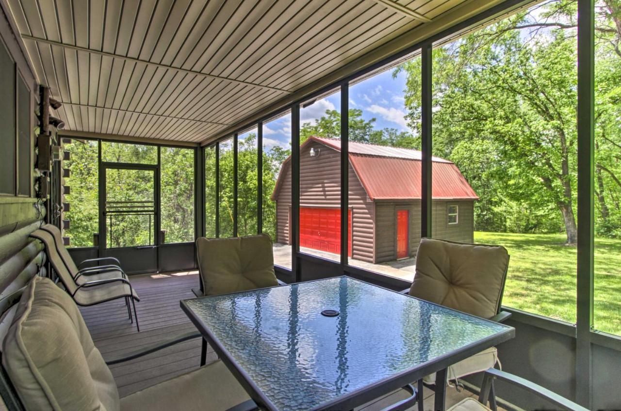 Rustic Cabin With Screened Deck 8 Mi To Dollywood Sevierville Extérieur photo