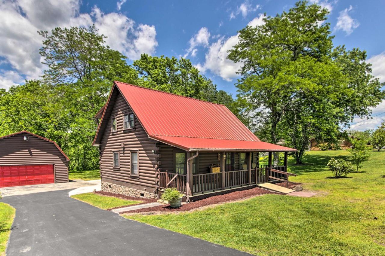 Rustic Cabin With Screened Deck 8 Mi To Dollywood Sevierville Extérieur photo